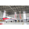 Customized Steel Structure Helicopter Hangar Price Space Frame Roof Design Prefab Maintenance Aircraft Hangar Buildings